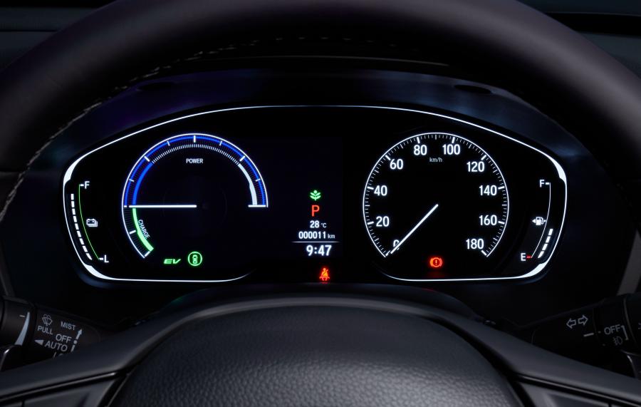 Панель приборов Honda Insight Hybrid EX Black Style 2018 года  (JP) (фото 17 из 20)